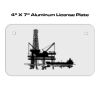 4 X 7 Aluminum License Plate  Thumbnail
