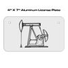 4 X 7 Aluminum License Plate  Thumbnail