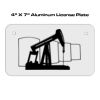 4 X 7 Aluminum License Plate  Thumbnail