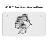 4 X 7 Aluminum License Plate  Thumbnail