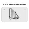 4 X 7 Aluminum License Plate  Thumbnail