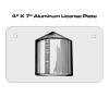 4 X 7 Aluminum License Plate  Thumbnail