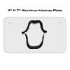 4 X 7 Aluminum License Plate  Thumbnail