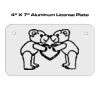 4 X 7 Aluminum License Plate  Thumbnail