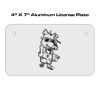 4 X 7 Aluminum License Plate  Thumbnail