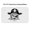4 X 7 Aluminum License Plate  Thumbnail