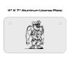 4 X 7 Aluminum License Plate  Thumbnail