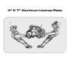 4 X 7 Aluminum License Plate  Thumbnail