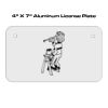4 X 7 Aluminum License Plate  Thumbnail