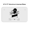 4 X 7 Aluminum License Plate  Thumbnail
