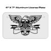 4 X 7 Aluminum License Plate  Thumbnail