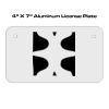 4 X 7 Aluminum License Plate  Thumbnail