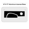 4 X 7 Aluminum License Plate  Thumbnail