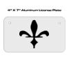 4 X 7 Aluminum License Plate  Thumbnail