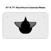 4 X 7 Aluminum License Plate  Thumbnail