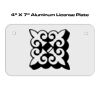 4 X 7 Aluminum License Plate  Thumbnail