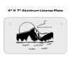 4 X 7 Aluminum License Plate  Thumbnail