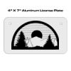 4 X 7 Aluminum License Plate  Thumbnail