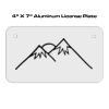4 X 7 Aluminum License Plate  Thumbnail