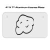 4 X 7 Aluminum License Plate  Thumbnail