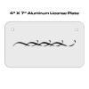 4 X 7 Aluminum License Plate  Thumbnail