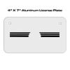 4 X 7 Aluminum License Plate  Thumbnail