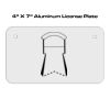 4 X 7 Aluminum License Plate  Thumbnail