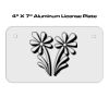 4 X 7 Aluminum License Plate  Thumbnail