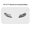 4 X 7 Aluminum License Plate  Thumbnail