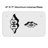 4 X 7 Aluminum License Plate  Thumbnail