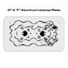 4 X 7 Aluminum License Plate  Thumbnail