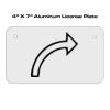 4 X 7 Aluminum License Plate  Thumbnail