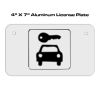 4 X 7 Aluminum License Plate  Thumbnail