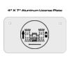 4 X 7 Aluminum License Plate  Thumbnail