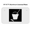 4 X 7 Aluminum License Plate  Thumbnail