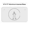 4 X 7 Aluminum License Plate  Thumbnail
