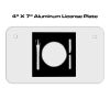 4 X 7 Aluminum License Plate  Thumbnail