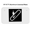 4 X 7 Aluminum License Plate  Thumbnail