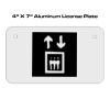 4 X 7 Aluminum License Plate  Thumbnail