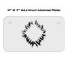 4 X 7 Aluminum License Plate  Thumbnail