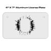 4 X 7 Aluminum License Plate  Thumbnail