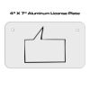 4 X 7 Aluminum License Plate  Thumbnail
