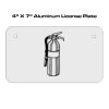 4 X 7 Aluminum License Plate  Thumbnail
