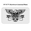 4 X 7 Aluminum License Plate  Thumbnail