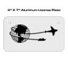 4 X 7 Aluminum License Plate  Thumbnail