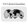 4 X 7 Aluminum License Plate  Thumbnail