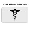 4 X 7 Aluminum License Plate  Thumbnail