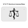 4 X 7 Aluminum License Plate  Thumbnail