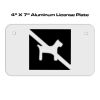 4 X 7 Aluminum License Plate  Thumbnail