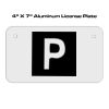 4 X 7 Aluminum License Plate  Thumbnail